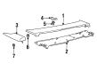 Toyota Paseo Spoiler Diagram - 76087-16900