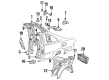 1992 Toyota Camry Fuel Door Release Cable Diagram - 77035-33010