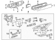 Toyota Instrument Panel Light Bulb Diagram - 90010-06019