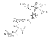 2017 Toyota Highlander Coolant Reservoir Hose Diagram - 16281-0P140