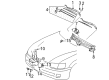 2004 Toyota Camry Windshield Washer Nozzle Diagram - 85381-AA042