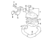 2007 Toyota Matrix Air Intake Coupling Diagram - 17881-0D120