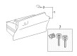 2011 Scion tC Glove Box Diagram - 55550-21050-B0