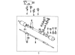 1984 Toyota Starlet Rack and Pinion Boot Diagram - 45535-10021