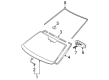 2004 Toyota Sienna Windshield Diagram - 56101-AE041