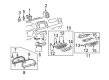 2005 Toyota Camry Dimmer Switch Diagram - 84140-06270