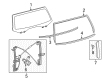 2011 Toyota Sequoia Window Run Diagram - 68275-0C040