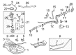 2013 Toyota Prius V Fuel Tank Strap Diagram - 77602-47060