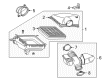 2008 Toyota Land Cruiser Engine Control Module Diagram - 89661-60G66