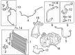 2023 Toyota Sequoia A/C Compressor Diagram - 88370-34020