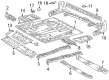 2001 Toyota 4Runner Floor Pan Diagram - 58311-35040