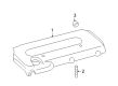 Scion Engine Cover Diagram - 12601-28240