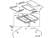 2011 Toyota Camry Sunroof Diagram - 63201-AA030