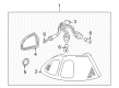 1998 Toyota Corolla Tail Light Diagram - 81561-02070