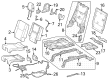 2024 Toyota Sequoia Seat Cover Diagram - 79022-0C100-C2