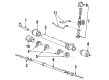 1992 Toyota Previa Rack and Pinion Boot Diagram - 45535-28020