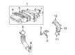 2005 Toyota RAV4 Air Intake Coupling Diagram - 17881-28180