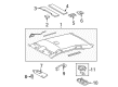 2007 Toyota Camry Sun Visor Diagram - 74310-33B91-B0