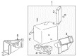 Toyota Heater Core Diagram - 87107-02050