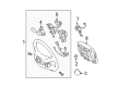 2008 Toyota Camry Steering Column Cover Diagram - 45187-06070-B0