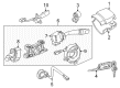 Toyota 4Runner Steering Column Cover Diagram - 45287-35290-C0