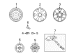 2010 Toyota FJ Cruiser Spare Wheel Diagram - 42611-35330