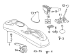 Toyota Echo Shift Knob Diagram - 33504-12180-B7