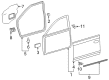 Toyota Camry Door Seal Diagram - 67862-06090