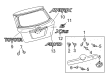 Toyota Corolla Emblem Diagram - 75444-12B61