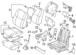 2012 Toyota Avalon Seat Cover Diagram - 71071-07100-A0