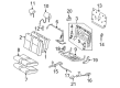 2020 Toyota Sequoia Seat Cushion Diagram - 71652-0C130