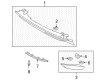 Toyota 4Runner Air Deflector Diagram - 52676-35020