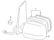 2005 Toyota Prius Car Mirror Diagram - 87940-47101