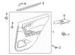 2023 Toyota Corolla Cross Weather Strip Diagram - 68174-0A050