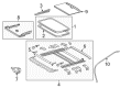 2018 Toyota Avalon Sunroof Diagram - 63201-06060