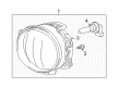 2020 Toyota Highlander Fog Light Diagram - 81220-0E030