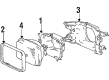 1984 Toyota Corolla Headlight Diagram - 81105-1A190