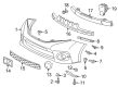 2015 Toyota Sienna Grille Diagram - 53112-08020