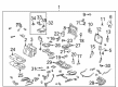 2009 Toyota Land Cruiser Seat Cushion Diagram - 71504-60080