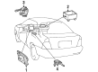 1996 Toyota Paseo Air Bag Control Module Diagram - 89170-16050