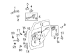 2011 Toyota Sequoia Door Hinge Diagram - 68770-04010