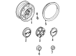 1990 Toyota Land Cruiser Wheel Cover Diagram - 42603-35080