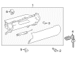 2013 Toyota Camry Glove Box Diagram - 55303-06400-A0