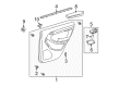 2008 Toyota 4Runner Weather Strip Diagram - 68174-35030