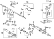 2000 Toyota Tacoma Steering Shaft Diagram - 45860-34020