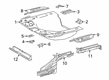 2023 Toyota Corolla Floor Pan Diagram - 58311-12450