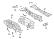 1999 Toyota Camry Dash Panels Diagram - 55101-33170