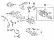 2021 Toyota Camry EGR Valve Gasket Diagram - 25627-F0010