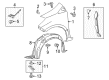 Toyota Yaris Fender Diagram - 53801-52200