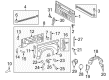 2008 Toyota Tundra Fuel Door Diagram - 77351-0C070